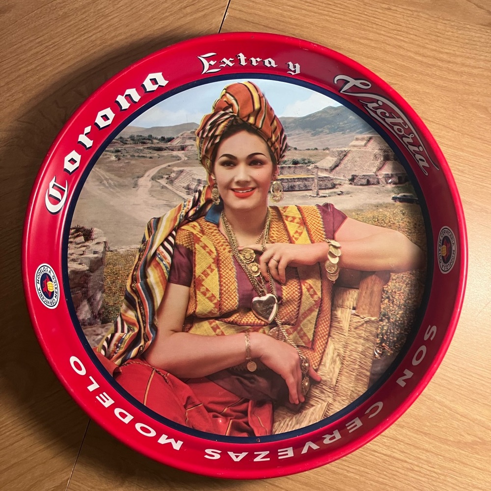 Corona Victoria Red Decorative Tray